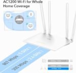 Cudy AC1200 Smart WiFi Router, WiFi Extender, Wireless Access Point, WISP, 5GHz Dual Band Wireless Internet Router, 10/100Mbps LAN, 5dBi Antennas, VPN, Ap - Imagen 4