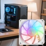 PC Case Fans, Computer Case Case Fan | Low to Low Profile RGB Silent Radiator Coolers for Home Gaming PC Building, - Imagen 8