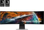 SAMSUNG 49" Odyssey QD-OLED G9 (G95SC) Series Curved Smart Gaming Monitor, 240Hz, 0.03ms, AMD Freestyle Premium Pro, G-Sync Compatible, Dual QHD, Neo Quantum Processor Pro, LS49CG954SNXZA, 2023 - Image 3
