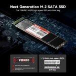 Kingspec SSD 2TB, M.2 SATA 2280 SSD - 3D NAND Flash, Internal Solid State Drive for Laptop and Desktop - Image 3