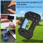 Foldable Drone with 1080P Camera and 2.8" LCD Screen, Obstacle Evasion Brushless Motor, WiFi FPV Quadcopter, Trajectory Flight, 16 Min Flight Time, For Adults/Beginners - Imagen 7