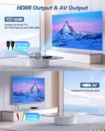 Mini HDMI DVD Player, DESOBRY Small DVD Player for TV, 1080P HD Compact DVD Player for Smart TV with All Regions Free, CD DVD Player with AV Output - Imagen 3