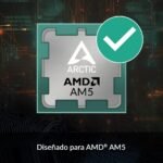 ARCTIC Alpine 23 CO - Disipador de CPU, Enfriador de CPU para AMD AM5 y AM4, Funcionamiento Continuo, con Compuesto Térmico MX-2 Pre-aplicado - Negro - Imagen 3