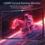 Z-Edge Gaming Monitor 27 Inch, Curved Monitor 280 Hz (DP), Curved PC Display, 1ms MPRT, FHD(1920x1080), FreeSync, LED 16:9 with HDMI Cable, 1500R VA, 2* HDMI2.0 & 2* DP 1.2 - Image 4