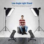 NEEWER ST72 Folding Light Tripod with Wheels, 2.4 Feet Max Height, Foldable Stand for Shots from Low Angle, Light Tripod for Softbox, Monolight and Other Photographic Equipment, 2 - Image 4