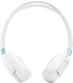 JBL Tune 680 NC, Auriculares supraaurales inalámbricos Ligeros con cancelación de Ruido adaptativa, Bluetooth 6.0 y 76 Horas de batería, Google Fast Pair, Microsoft Swift Pair, Blanco - Image 3