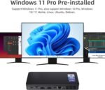 MeLE Overclock4C N100(up to 3.4GHz) Mini PC with Windows 11 Pro Alder-Lake 12e Gen 32GB RAM, 512GB Storage, Mini Desktop Computer, Triple Display, USB-C Multifunction - Image 3