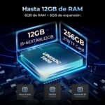 HOTWAV R7 Rugged Tablet, Battery 15600mAh 12+256GB 2TB Expandable 16MP+16MP Camera 10.1'' HD+ Tablet Rugged 4G LTE Rugged Tablet Android 13 Tablet PC Rugged 2.4+5G WiFi/OTG/GPS/Face ID - Imagen 6