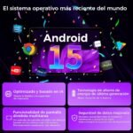 2026 Latest Tablet 10 Inch Android 15,Gemini Ai,16GB RAM + 64GB ROM + 1TB TF, GMS, Widevine L1,5G Wi-Fi6, BT5.2, Slim and Light, Facial Unlock, Wireless Screen Mirroring - Imagen 10