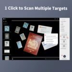 CZUR Lens 1200 Pro Portable Document Scanner with Multilingual OCR Mobile Scanner Capture Size A4, 60ppm, 12MP USB 2.0 Document Camera for Remote Learning, Black - Image 6