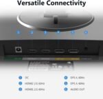 Z-Edge Monitor 27 Inch IPS 4K UHD (3840x2160), FreeSync, Display PC Office 16:9, 60Hz, 5ms, 2*HDMI2.0 & 2*DP1.4, Adjustable Tilt, VESA Compatible(DP Cable Included) - Imagen 7