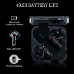 Nothing Ear Wireless Bluetooth Headphones with ChatGPT Integration, Hi-Res Audio, Intelligent Active Noise Cancellation, Advanced Equalizer and up to 40.5 Hours Playtime - Black - Imagen 4