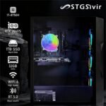 STGsivir Gaming PC, Gaming Desktop, GeForce RTX 2060 Super 8GB GDDR6,Core i7 8th up to 4.1GHz,32GB DDR4,1TB SSD,WIFI6,BT5.0,RGB Fans x3,Windows 11 Pro - Imagen 3