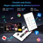 Android 16 Tablet with Keyboard and Pencil, Tablet 12 Inches, 120 Hz, 2.5 K, FHD, 48GB RAM+256GB ROM (2TB TF), T7280 Octa-Core, 10000mAh, Widevine L1, Tablet with SIM 4G LTE/ 5G WiFi, 16MP+8MP - Imagen 6