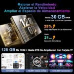 Android 15 Tablet, 128GB ROM+2TB TF, 30 RAM, 10 Inch Touch Tablet with Keyboard and Mouse, 1280 x 800 IPS HD, Widevine L1, Gemini AI, 2.4G/5G WiFi, Octa-Core, 5+8MP, BT 5.0, 8000mAh, Metallic, Blue - Image 6