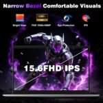 15.6 Inch Laptop Gold Processor 4425Y, RAM 8GB SSD 256GB PC Laptop 2026 Laptop, 5000Mah/1920x1080P/Webcam/WIFI 5/TF Card Slot - Image 7