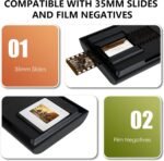 Negative and Slide Scanner, Mobile Film Scanner Converts 35mm Film to Digital Photo with Smartphone, Support Editing and Exchange - Imagen 4