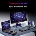 ASUS ROG Strix XG32WCS 32-Inch USB Type-C Gaming Monitor 2560x1440, Curved, 180Hz (over 144Hz), 1ms (GTG), Fast VA, EMLB Sync, FreeSync, Tripod Stand, HDR - Image 6