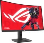 ASUS ROG Strix XG32WCS 32-Inch USB Type-C Gaming Monitor 2560x1440, Curved, 180Hz (over 144Hz), 1ms (GTG), Fast VA, EMLB Sync, FreeSync, Tripod Stand, HDR - Image 12