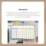 Samsung LS43FM701UUXEN - M7 43" 4K Smart Monitor (3,840 x 2,160, 16:9, 60Hz, 1ms, VA, Gaming Hub, One UI Tizen, AI Picture Optimizer, 4K UHD, SmartThings, Knox Security), Black, 2025 Version - Image 4