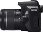 Canon EOS 250D (24, 1 Megapixel, 7.7 cm (3") Display, APS-C Sensor, 4K, Full HD, DIGIC 8, WLAN, Bluetooth), Color Black, Includes EF-S 18-55mm f/4-5.6 IS STM, Black, EF 50mm f/1.8 STM - Imagen 3