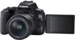 Canon EOS 250D (24, 1 Megapixel, 7.7 cm (3") Display, APS-C Sensor, 4K, Full HD, DIGIC 8, WLAN, Bluetooth), Color Black, Includes EF-S 18-55mm f/4-5.6 IS STM, Black, EF 50mm f/1.8 STM - Imagen 5