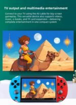 Portable Video Game Console with 4.3" IPS Screen - Built-in Games, Compatible with TV Out, Rechargeable Battery, Classic Fun for All Ages - Image 5