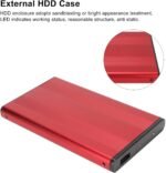 External Hard Drive Enclosure for 2.5 Inch SSDHDD USB3.0 5GB Interface Anti-Static Portable Storage Case (Black and Silver) - Imagen 5