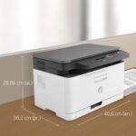HP Color Laser MFP 178nw 4ZB96A, Multifunction Color Laser Printer, Prints, Scan and Copy, Wi-Fi, Ethernet, USB 2.0 High Speed, Smart App, LCD Control Panel, White and Grey - Imagen 6