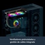 ARCTIC Liquid Freezer III Pro 240 A-RGB AIO CPU Cooler, 2 x 120mm Water Cooling, 38mm Radiator, PWM Pump, VRM Fan, AMD AM5/AM4, Intel LGA1851/1700 Contact Frame - Black - Image 7