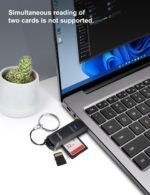 SD Card Reader, Frotox USB to SD/Micro SD Adapter Portable USB Card Reader with Keychain for SD/Micro SD/TF/SDXC/SDHC/MMC/RS-MMC/Micro SDXC/Micro SDHC etc. - Imagen 5