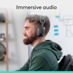 Logitech Zone Vibe 100 Lightweight Wireless Earbuds with Noise Cancelling Mic, Advanced Multipoint Bluetooth Headphones, Works with Equipments, Google Meet, Zoom, Mac/PC, Graphite - Image 5