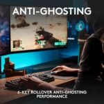 Logitech G 413 SE Standard Size English Mechanical Gaming Keyboard - Backlit Keyboard, Touch Mechanical Switches, No Ghosting, Compatible: Windows, macOS - Black Aluminium - Imagen 6