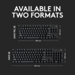 Logitech G 413 SE Standard Size English Mechanical Gaming Keyboard - Backlit Keyboard, Touch Mechanical Switches, No Ghosting, Compatible: Windows, macOS - Black Aluminium - Imagen 7