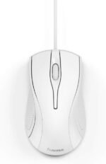 Hama | Wired PC Mouse (3 Button Mouse for PC, Laptop, Suitable for Right and Left Handed, 1000 DPI, Operating Systems: Windows 11/10/8/7/Vista/XP, Mac OS 10.10 or above) White - Image 3