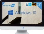 SIMPLETEK All in One AiO Touch Screen | 22" Full HD Core i3 3120M 2.5GHz Windows 10 Pro | 4GB RAM SSD 120GB | Webcam Touch Screen Internal Speaker + Wireless Mouse and Keyboard | Computer - Imagen 4