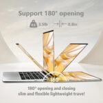 Celeron N4000 Laptop up to 2.6 GHz, 8GB DDR4 256GB SSD Laptop PC, IPS FHD 1920 x 1080 Convertible 180°, Mini HDMI, WiFi 5, Suitable for Students / Lavoro - Imagen 4