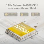 Celeron N4000 Laptop up to 2.6 GHz, 8GB DDR4 256GB SSD Laptop PC, IPS FHD 1920 x 1080 Convertible 180°, Mini HDMI, WiFi 5, Suitable for Students / Lavoro - Imagen 7