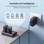 K&F CONCEPT NP-FZ100 2X2600mAh Battery and Charger, Compatible with Sony A7iii, A7iv, FX3, FX30, A6700, A7R, A9, A6600, A7Riii, A7Riv, A7R3, A7C, ZV-E1, ZV-E10ii, A7S3, A9R and plus - Imagen 7