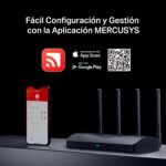 Mercusys MR27BE | BE3600Mbps Dual Band WiFi 7 Router, 2.5Gbps Ports, 4 High Gain Antennas, 160 MHz Channels, MLO, EasyMesh Support, WPA3 Security, Control via a - Imagen 8
