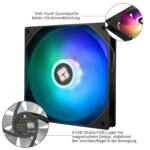 Thermalright TL-C14C-S CPU Fan 140mm ARGB Case Cooling Fan, 4-Pin Silent PWM Computer Fan with S-FDB Bearing Included, Up to 1500 RPM - Imagen 5