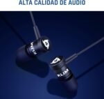 KLIM Fusion C - USB C Headphones with Sound Microphone - Brand New - Durable In-Ear Headphones - 5 Year Warranty - USB C Headphones for Android Phones -Black - Image 3