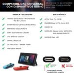 KLIM Fusion C - USB C Headphones with Sound Microphone - Brand New - Durable In-Ear Headphones - 5 Year Warranty - USB C Headphones for Android Phones -Black - Image 7