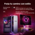 Lenovo LOQ Tower Gaming (AMD Ryzen 7 8745HX, NVIDIA GeForce RTX 5060, 16GB RAM, 1TB SSD, 26L, Wi-Fi 7, No Operating System) - Grey - Imagen 9