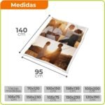 Personalized Blanket with Photo Text Collage Blanket Sofa Bed Original Christmas Birthday Anniversary Valentines Dad Mom Gift for Couples (7 Photos, 105x75) - Image 5