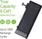 A1322 Portable Battery for Apple MacBook Pro 13" A1278 (Mid 2009, Mid 2010, Early and Late 2011, Mid 2012 Version) 10.95V 6000mAh / 72Wh - Image 4