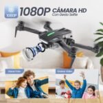 DEERC D70 Mini Drone with 720P HD Camera for Kids Adults, Foldable FPV RC Quadcopter for Boys Girls with Headless Mode, Tap Fly, 360° Flips, Voice & Gesture Control, 2 Batteries - Image 3