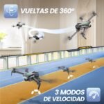 DEERC D70 Mini Drone with 720P HD Camera for Kids Adults, Foldable FPV RC Quadcopter for Boys Girls with Headless Mode, Tap Fly, 360° Flips, Voice & Gesture Control, 2 Batteries - Image 8