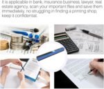 Elprico Quick Scan Portable Handheld Document Scanner A4 High Speed for Student Lawyers - Imagen 4