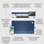 HP Color LaserJet Pro MFP 4302fdn 5HH64F, A4 Multifunction Printer, Auto Duplex Printing, 33ppm, USB, Wi-Fi, Ethernet, Fax, Copy, Scan, ADF, 4.3" Touchscreen, Blue - Image 4